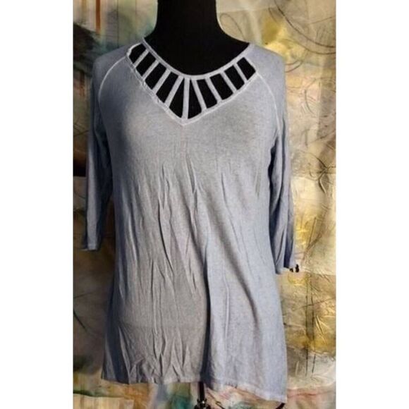 Lot of 5 tops size small. JTB 3/4 sleeve with empire twist size sm, PINK XS ligh - Picture 4 of 6